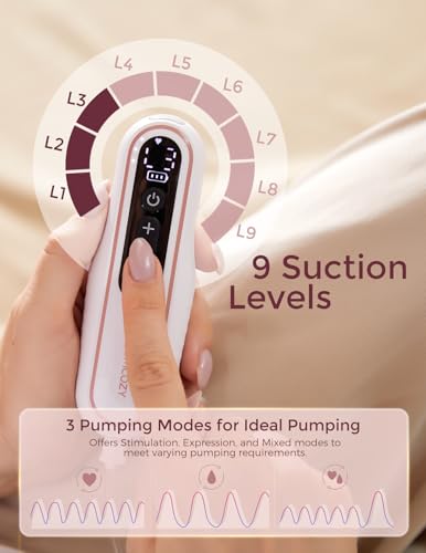 Momcozy Breast Pump V2 Pro Ultra Lightweight  Hands Free & Portable Wearable Pump with Upgraded Integrated DoubleFit Flange  Quiet & Leak Proof Electric Pump  3 Modes 9 Levels  17/19/21/24mm