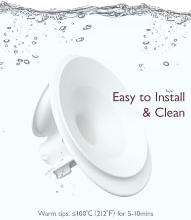 Momcozy Breast Pump Hands Free Upgraded Mobile Flow   M9  App Discreet Control with Personalized Multi Modes & 15 Levels  Wearable Breast Pump 24mm  2 Pack Gray