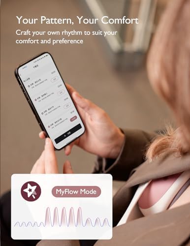 Momcozy Breast Pump Hands Free Upgraded Mobile Flow   M9  App Discreet Control with Personalized Multi Modes & 15 Levels  Wearable Breast Pump 24mm  2 Pack Gray