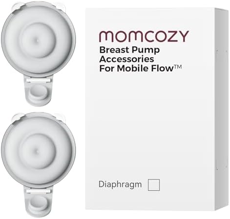 Momcozy Breast Pump Hands Free Upgraded Mobile Flow   M9  App Discreet Control with Personalized Multi Modes & 15 Levels  Wearable Breast Pump 24mm  2 Pack Gray