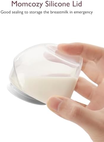 Momcozy Breast Pump Hands Free Upgraded Mobile Flow   M9  App Discreet Control with Personalized Multi Modes & 15 Levels  Wearable Breast Pump 24mm  2 Pack Gray