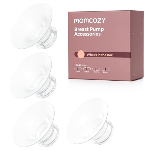 Momcozy M5 Smart APP Controlled Wearable Breast Pump  Hands Free Wireless Electric Pump  3 Modes 9 Suction Levels  BPA Free  Portable Lightweight  24mm Flange  2 Pack Quill Gray