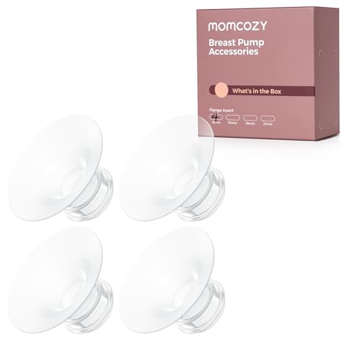Momcozy M5 Smart APP Controlled Wearable Breast Pump  Hands Free Wireless Electric Pump  3 Modes 9 Suction Levels  BPA Free  Portable Lightweight  24mm Flange  2 Pack Quill Gray