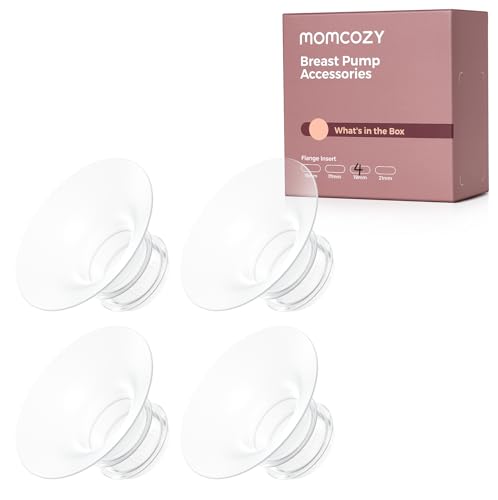 Momcozy M5 Smart APP Controlled Wearable Breast Pump  Hands Free Wireless Electric Pump  3 Modes 9 Suction Levels  BPA Free  Portable Lightweight  24mm Flange  2 Pack Quill Gray