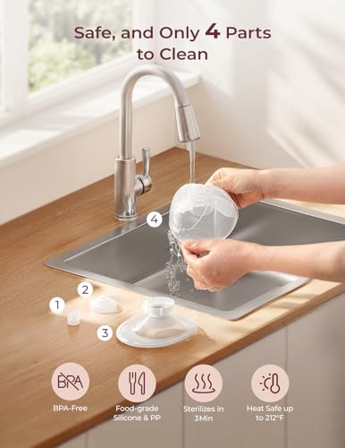 Momcozy M5 Smart APP Controlled Wearable Breast Pump  Hands Free Wireless Electric Pump  3 Modes 9 Suction Levels  BPA Free  Portable Lightweight  24mm Flange  2 Pack Cozy Red