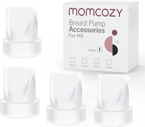 Momcozy M5 Smart APP Controlled Wearable Breast Pump  Hands Free Wireless Electric Pump  3 Modes 9 Suction Levels  BPA Free  Portable Lightweight  24mm Flange  2 Pack Cozy Red