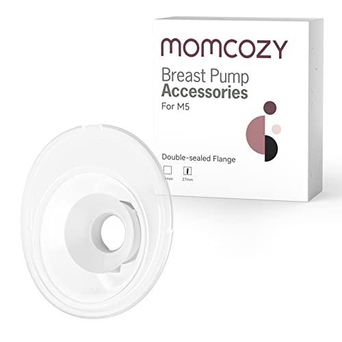 Momcozy M5 Smart APP Controlled Wearable Breast Pump  Hands Free Wireless Electric Pump  3 Modes 9 Suction Levels  BPA Free  Portable Lightweight  24mm Flange  2 Pack Cozy Red