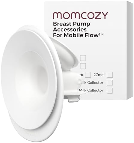 Momcozy Wearable Breast Pump  Hands Free Upgraded Mobile Flow   M9  App Discreet Control with Personalized Multi Modes & 15 Levels  Wearable Breast Pump 24mm  2 Pack Cozy Red