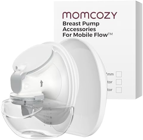 Momcozy Wearable Breast Pump  Hands Free Upgraded Mobile Flow   M9  App Discreet Control with Personalized Multi Modes & 15 Levels  Wearable Breast Pump 24mm  2 Pack Cozy Red