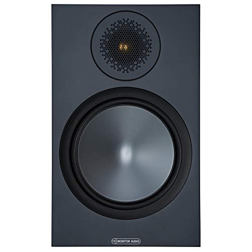 Monitor Audio Bronze100 Bookshelf Speakers in Black Pair Latest Generation