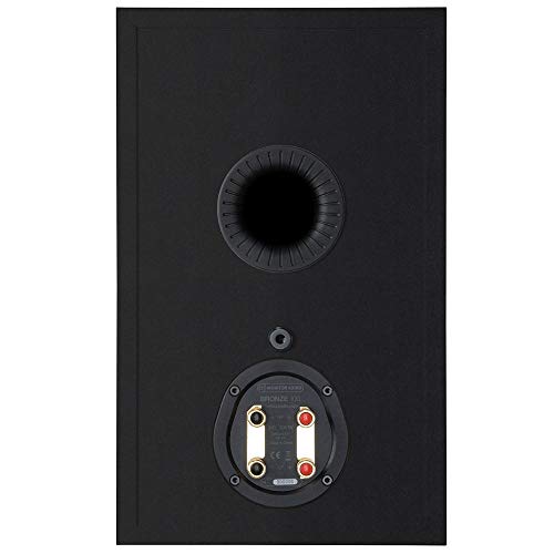 Monitor Audio Bronze100 Bookshelf Speakers in Black Pair Latest Generation