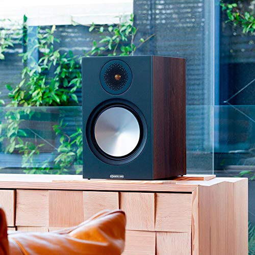 Monitor Audio Bronze100 Bookshelf Speakers in Black Pair Latest Generation