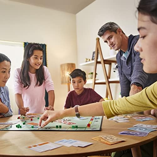 Monopoly Game  Family Board Games for 2 to 6 Players & Kids Ages 8 and Up  Includes 8 Tokens  Token Vote Edition 