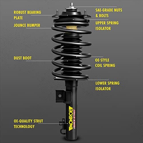 Monroe Quick Strut 272509 Suspension Strut and Coil Spring Assembly for Dodge Journey