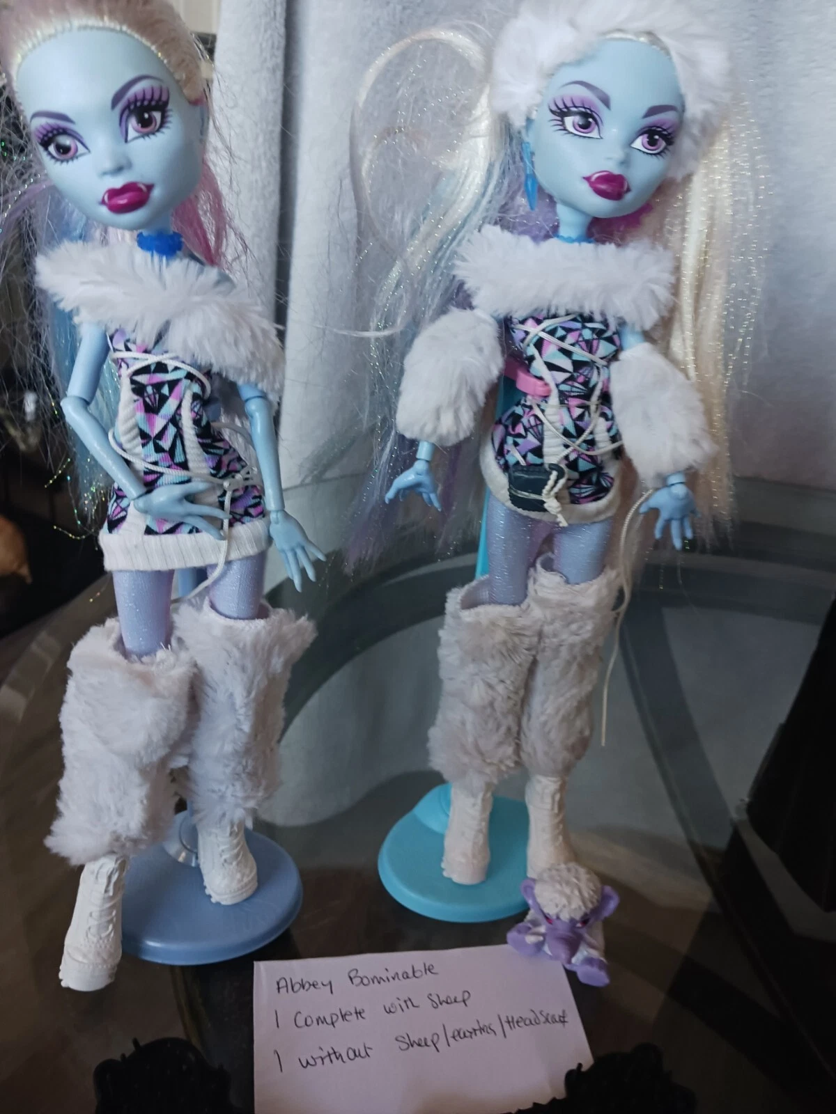 Monster High Abbey Bominable Original G1 First Wave Doll 2011  NO PET/ARM MUFFS