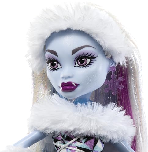 Monster High Booriginal Creeproduction Doll  Abbey Bominable Collectible Reproduction with Doll Stand  Diary & Pet