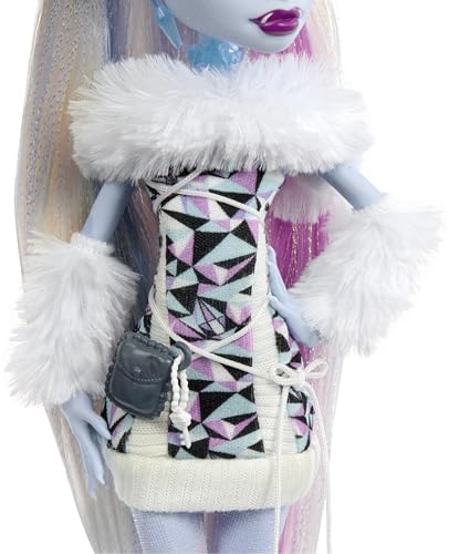Monster High Booriginal Creeproduction Doll  Abbey Bominable Collectible Reproduction with Doll Stand  Diary & Pet