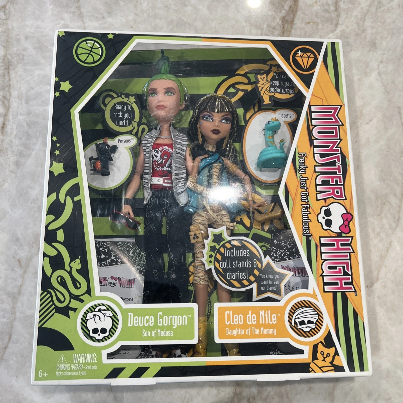Monster High Cleo de Nile and Deuce Gorgon First Wave 2009