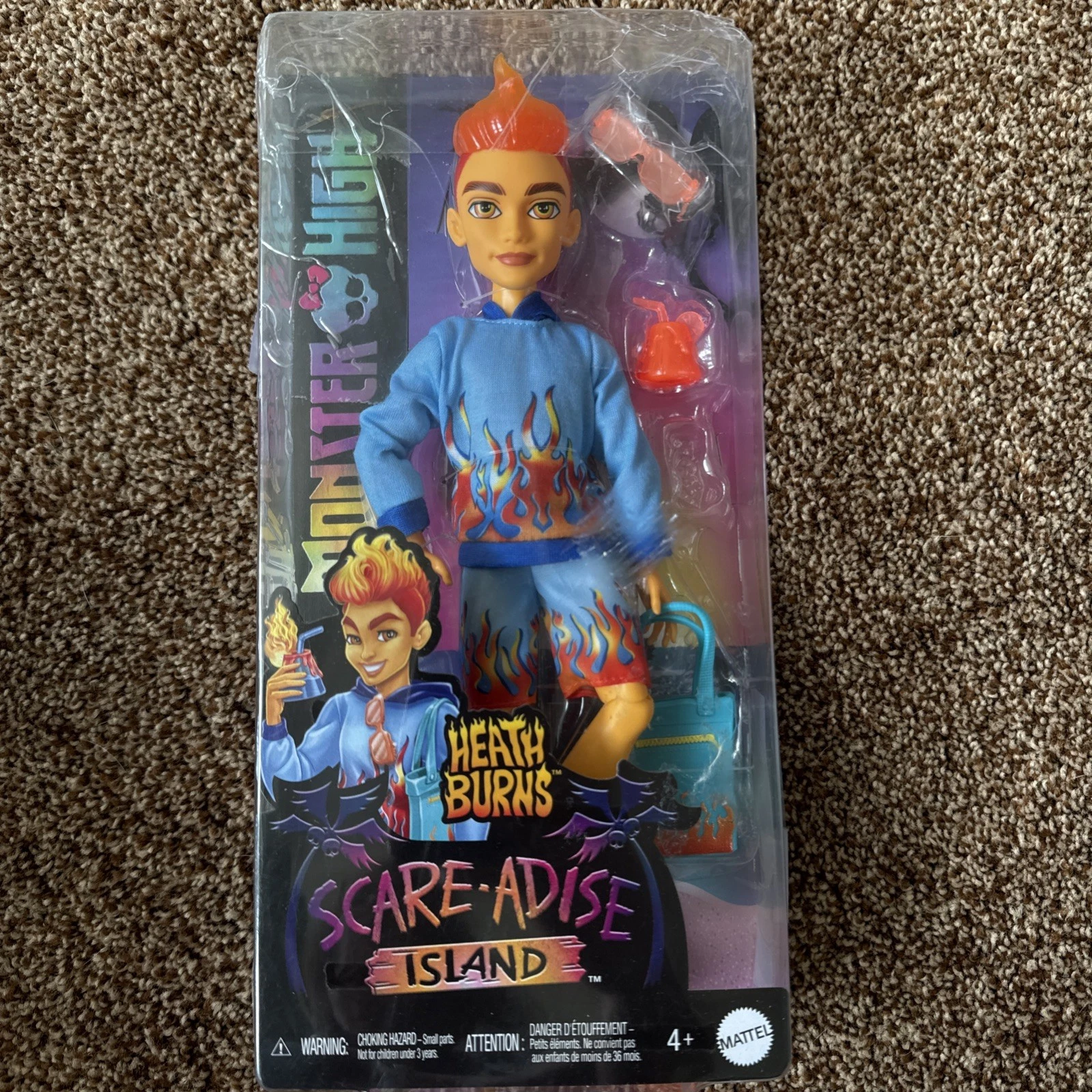 Monster High Creepover Party Scare Adise Island Heath Burns Beauty Fashion Doll