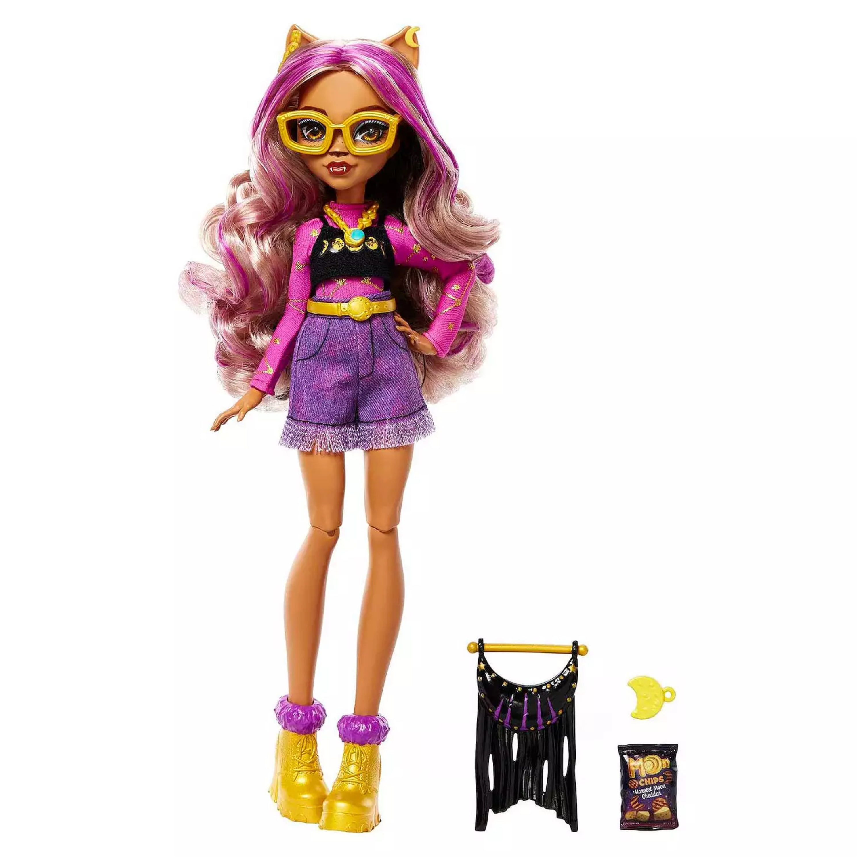 Monster High Muñecas de Moda Día de Salida Draculaura, Clawdeen Wolf, Frankie Stein, Paquete de 3