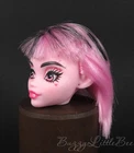Monster High Doll Draculaura G3 Skulltimate Fearidescent Head Only #1  Hair cut 