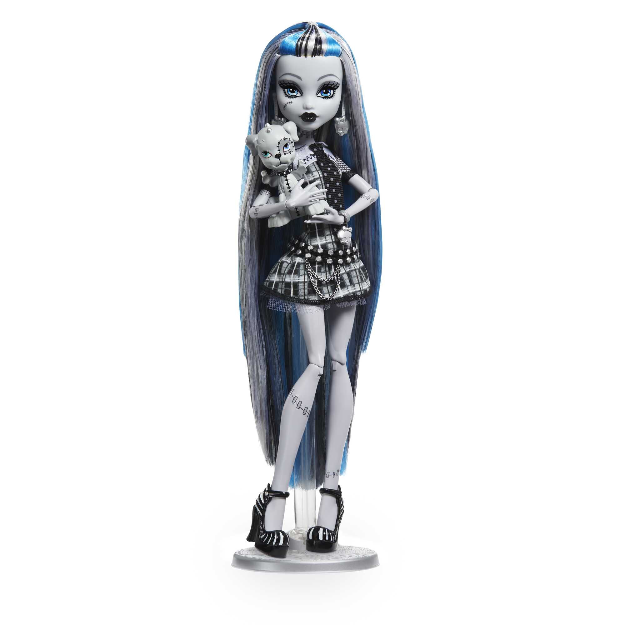 Monster High Doll with Posters  Frankie Stein in Black and White