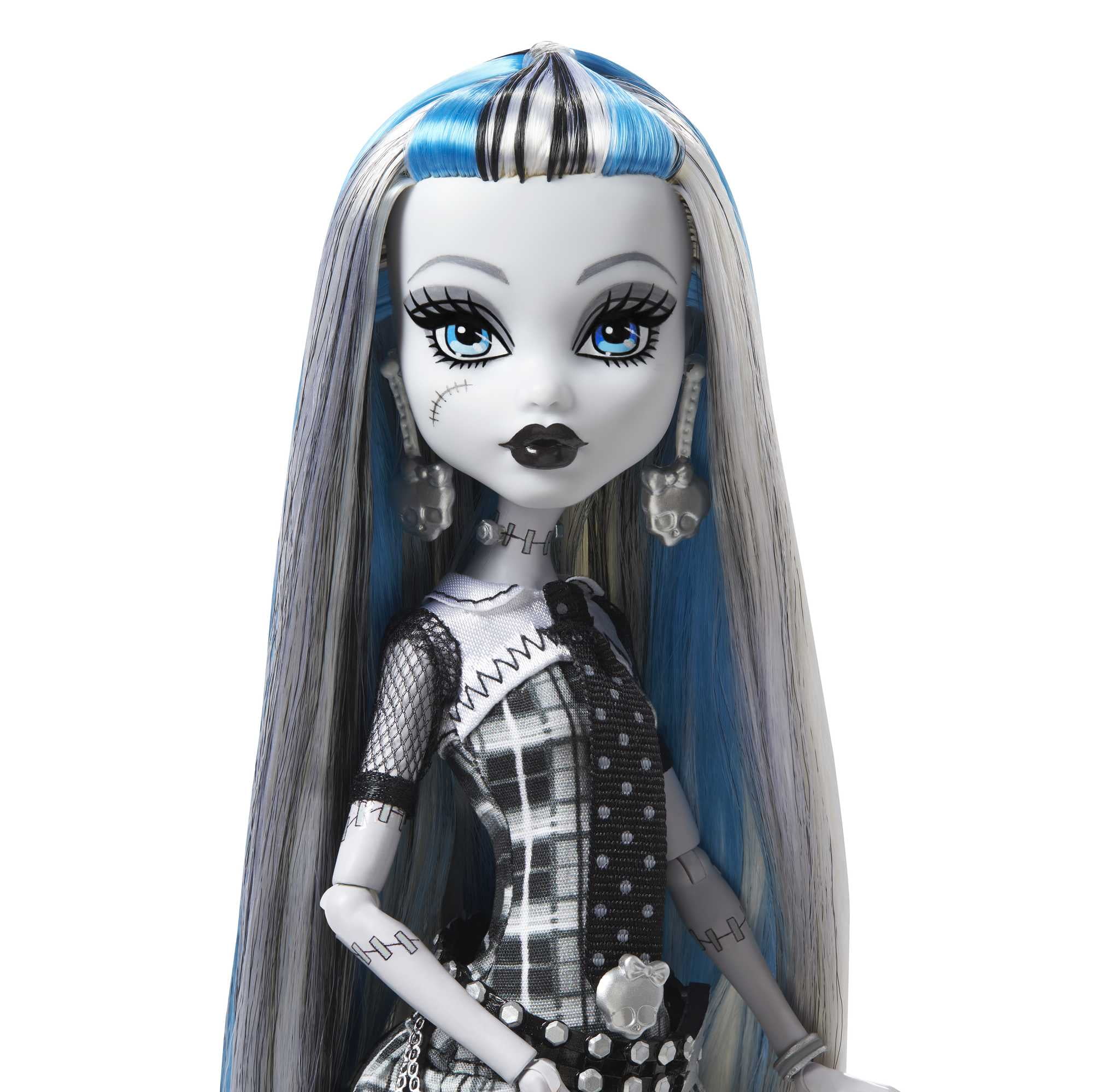 Monster High Doll with Posters  Frankie Stein in Black and White