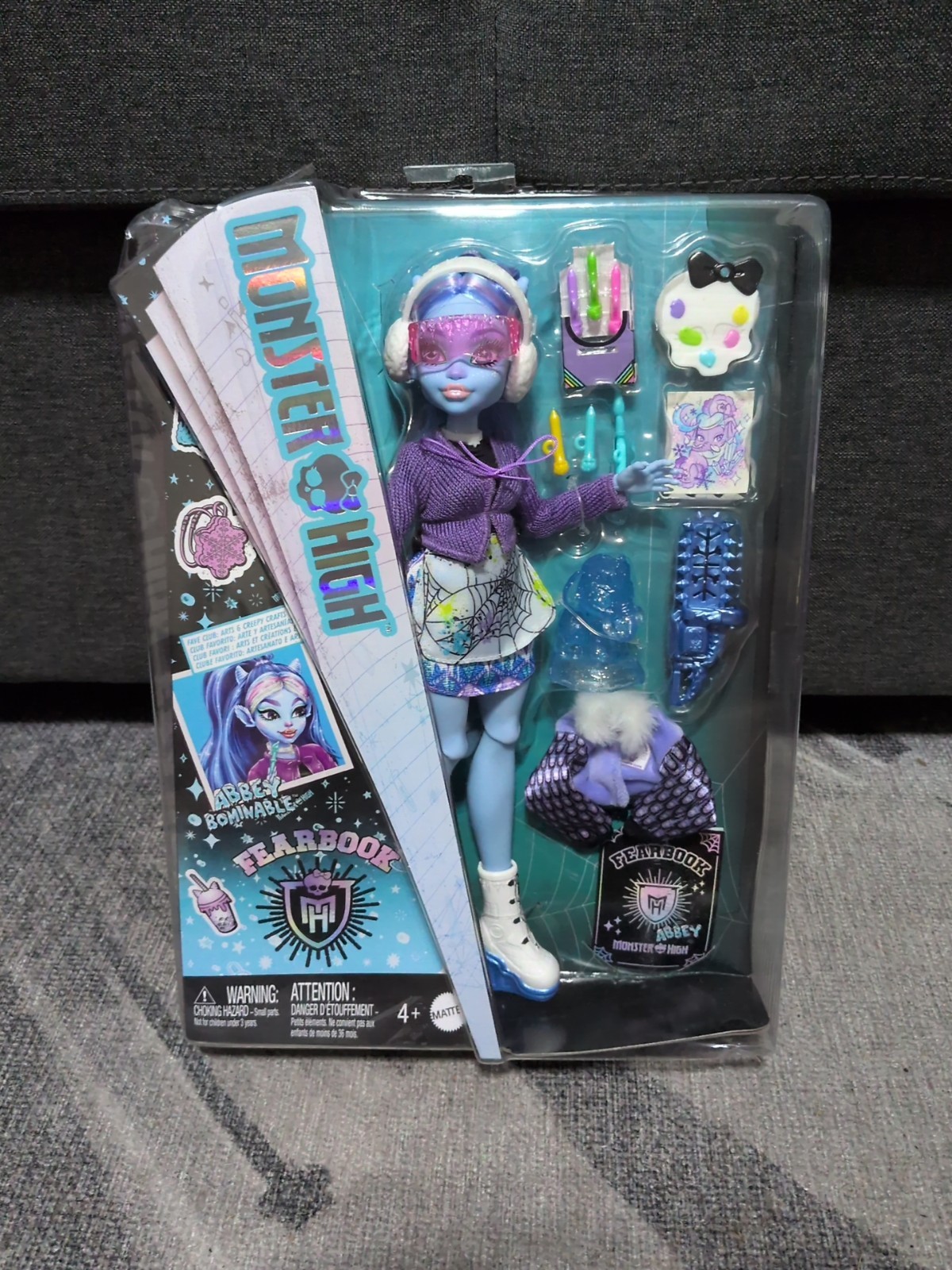 Monster High FearBook Abbey Bominable 12in Fashion Doll w/Accessories