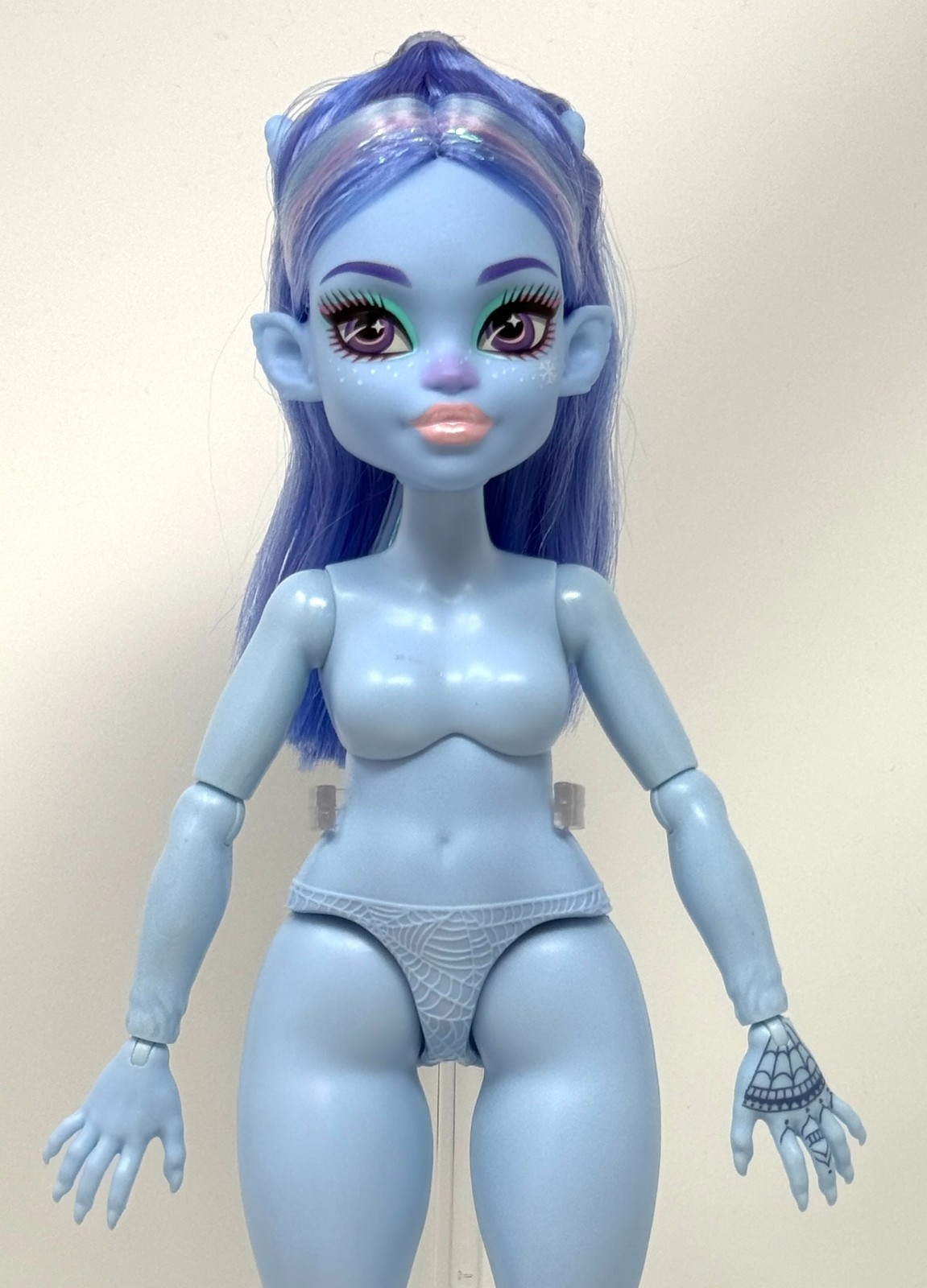 Monster High G3 2025 Fearbook Abbey Bominable Nude Snow Yeti Fashion Doll