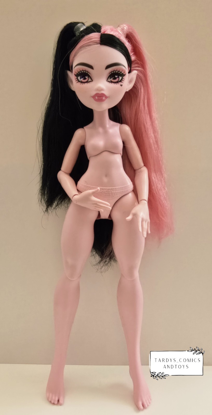 Monster High G3 New Look Core Refresh Wave 2 Draculaura Nude Doll 