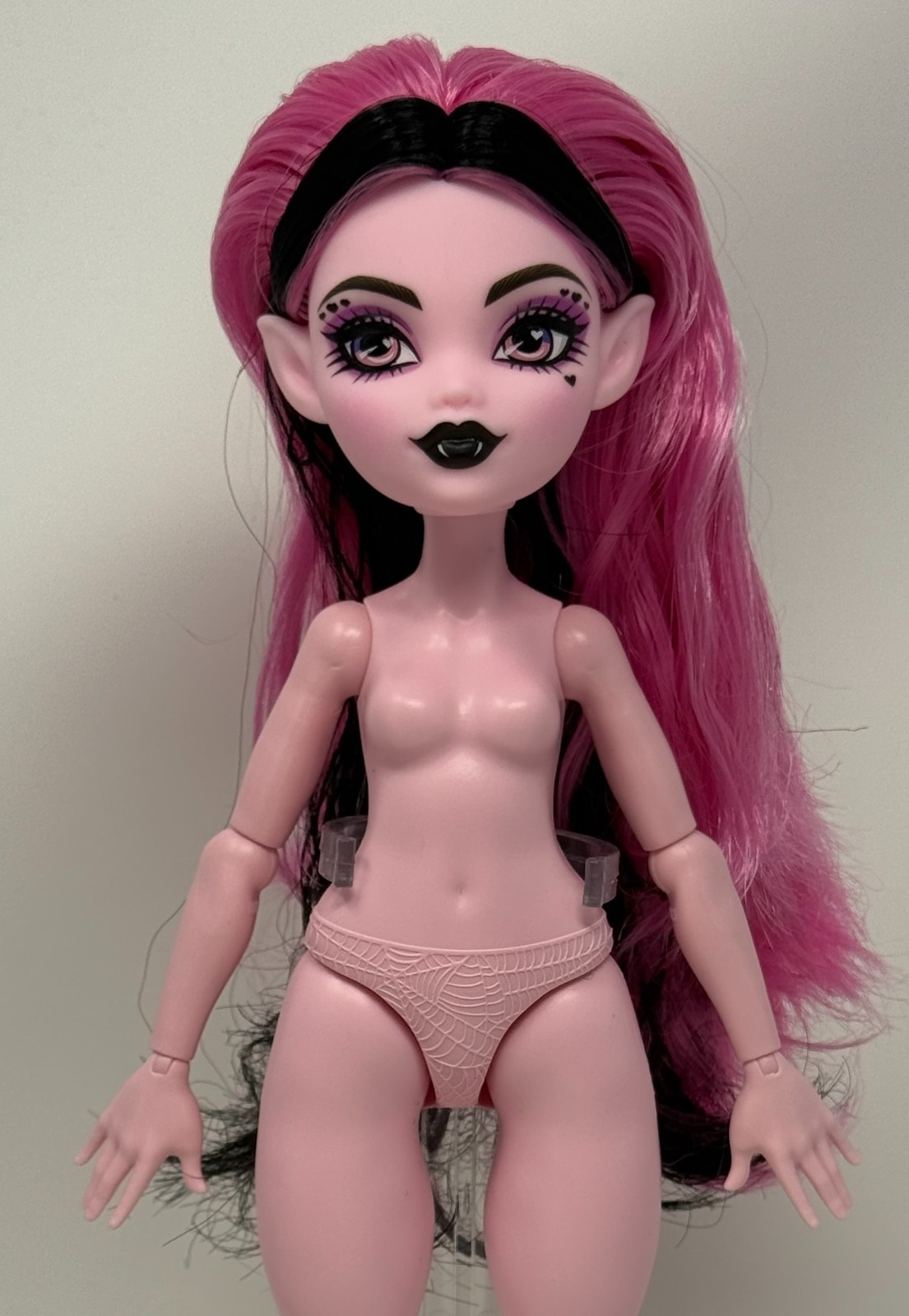 Monster High G3 Self Scare Day Secrets Draculaura Nude Pink Vampire Fashion Doll
