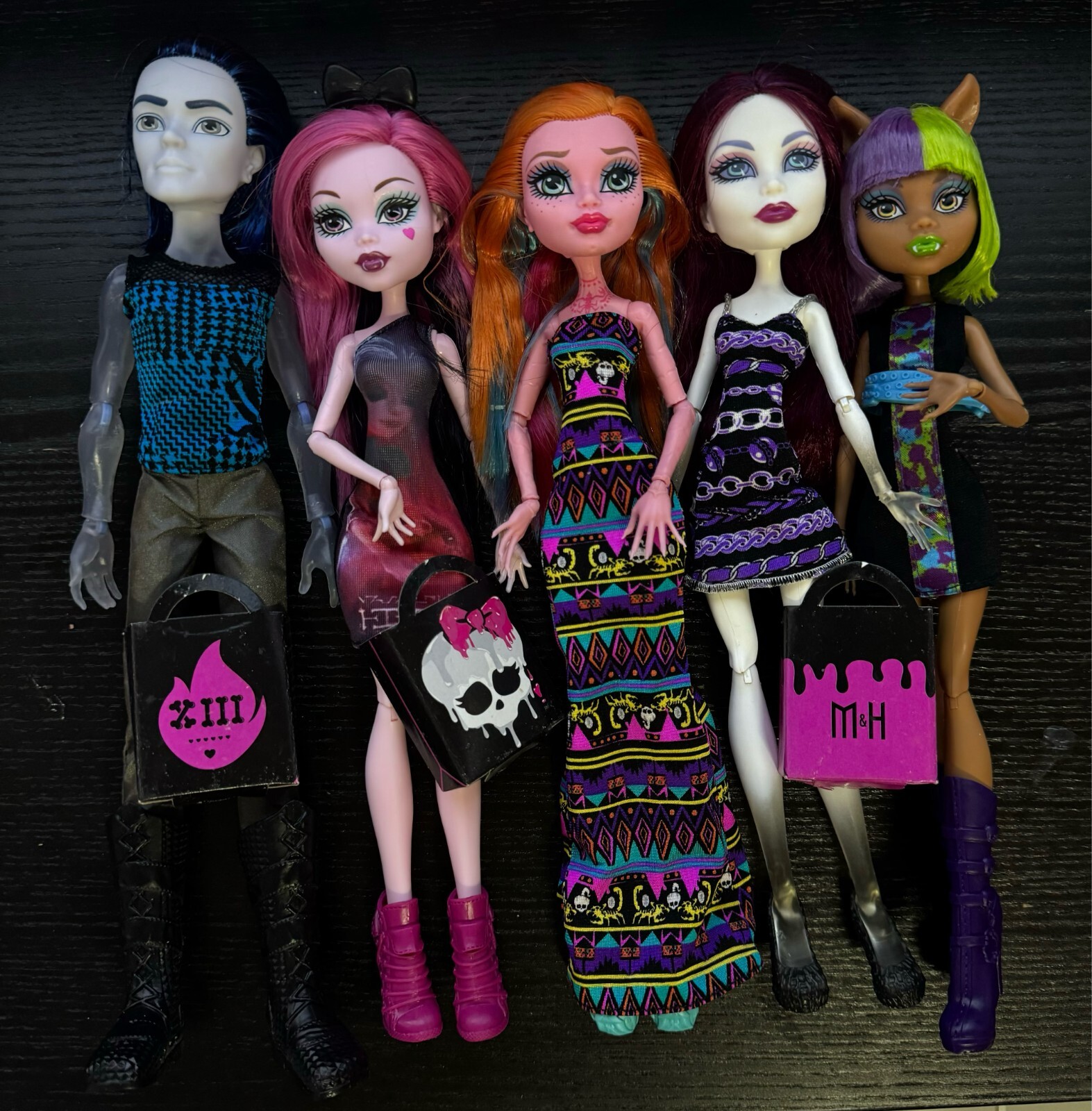 Monster High Maul Monsteristas Set of 5