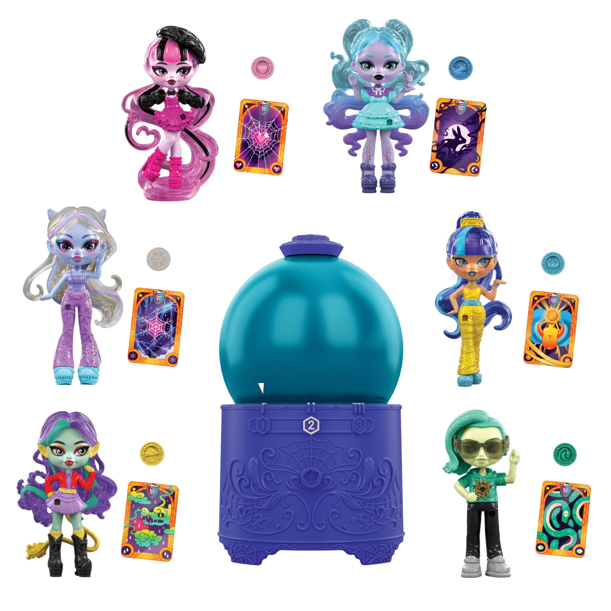 Monster High Potions Crystal Ball Mini Dolls  Surprise Character Reveal  Characters May Vary 