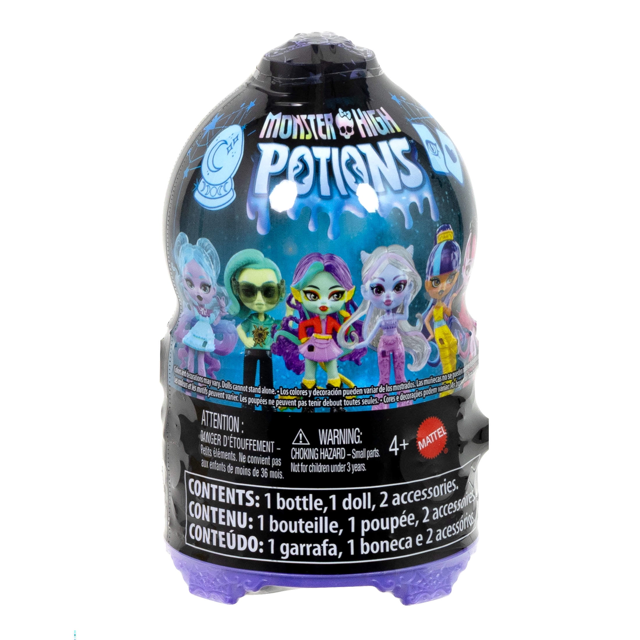 Monster High Potions Crystal Ball Mini Dolls  Surprise Character Reveal  Characters May Vary 