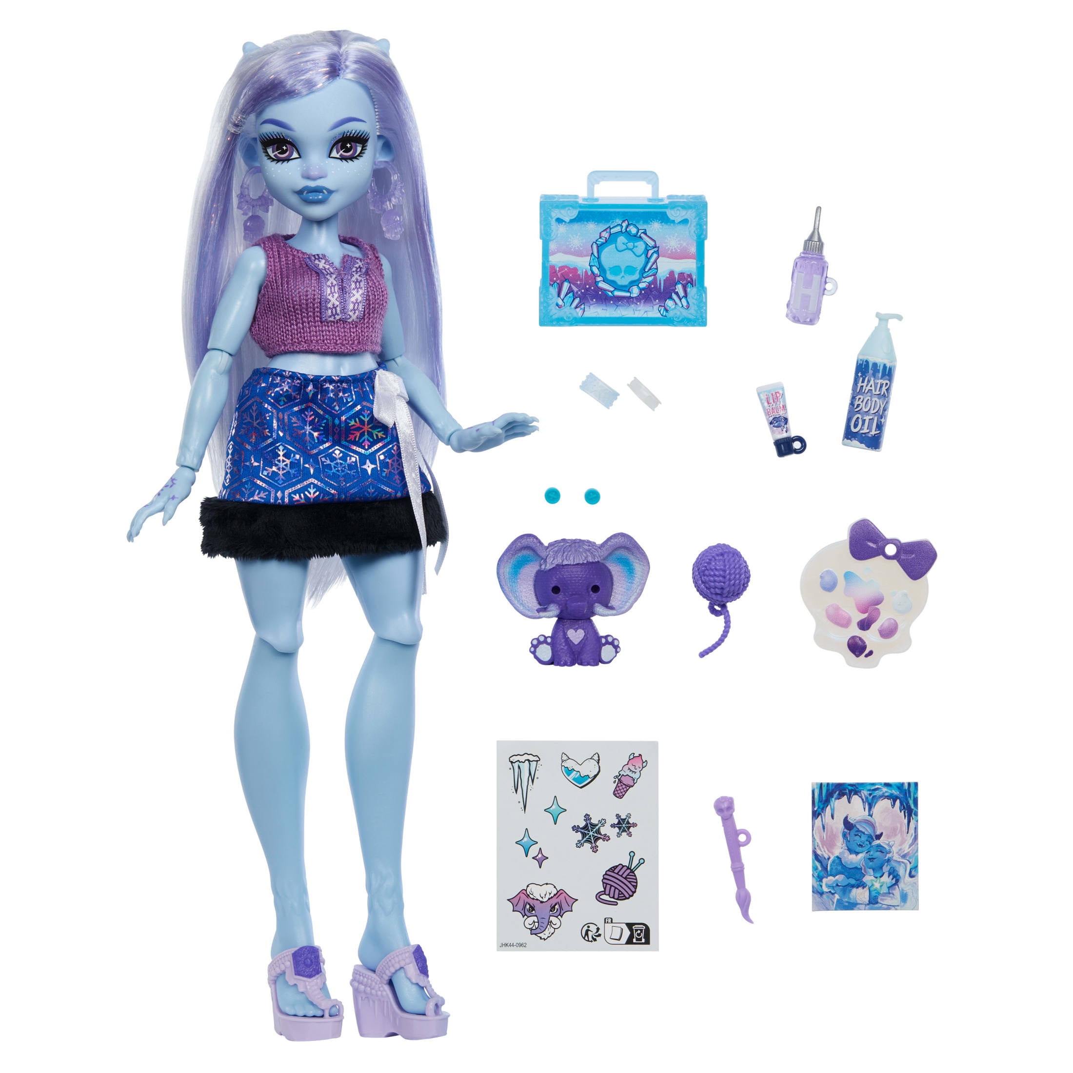 Monster High Self Scare Secrets Abbey Bominable Fashion Doll with 13 Realistic Accessories