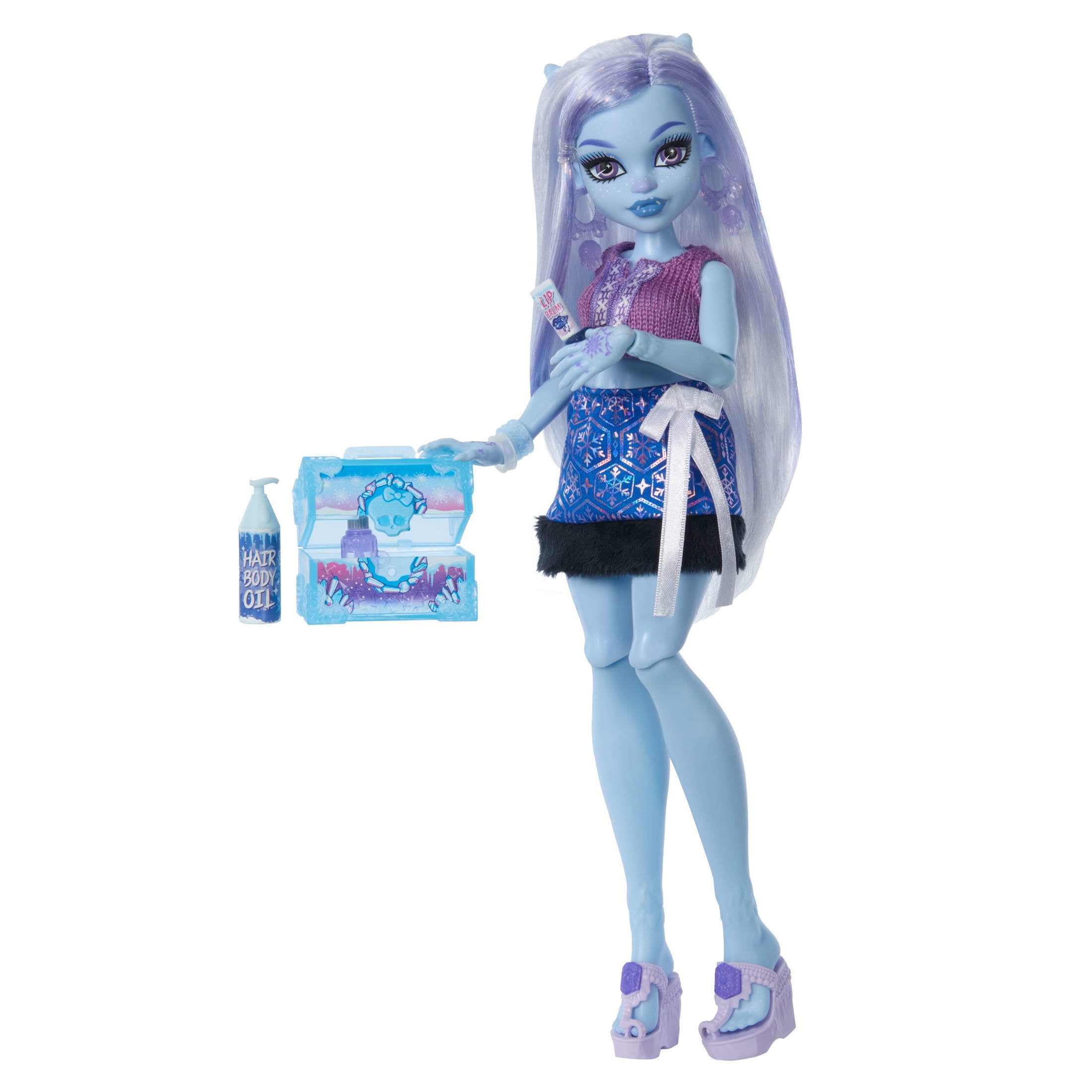 Monster High Self Scare Secrets Abbey Bominable Fashion Doll with 13 Realistic Accessories