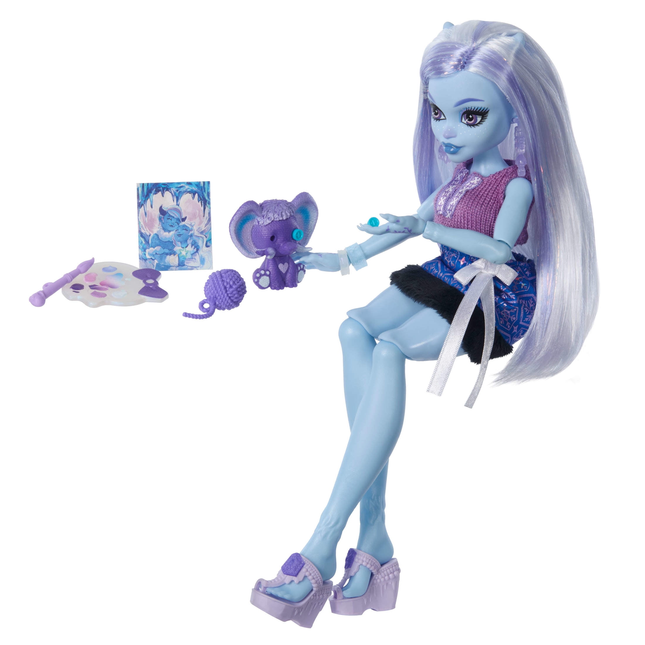 Monster High Self Scare Secrets Abbey Bominable Fashion Doll with 13 Realistic Accessories