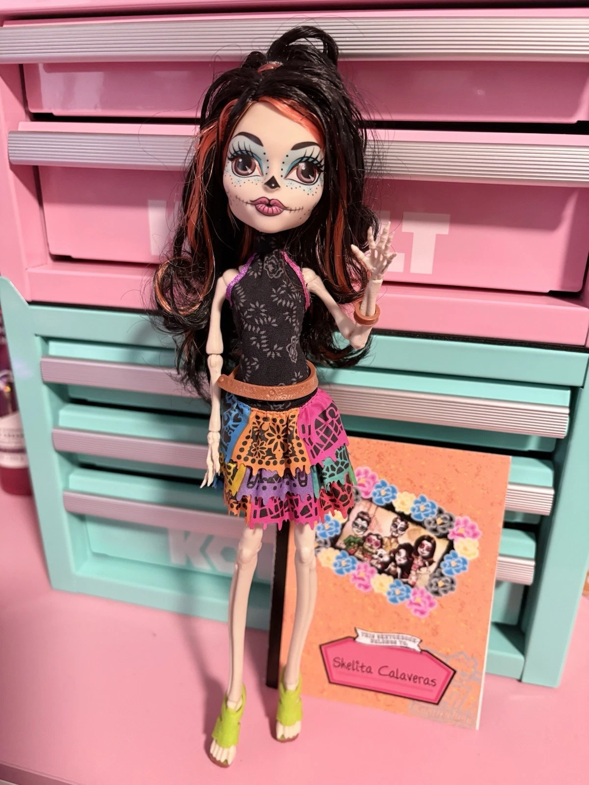 Monster High Skelita Calaveras BROKEN LEG