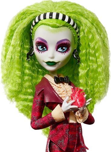Monster High Skullector Beetlejuice Beetlejuice Doll 2 Pack  Collectible Betelgeuse and Lydia Deetz Set with Accessories and Displayable Packaging