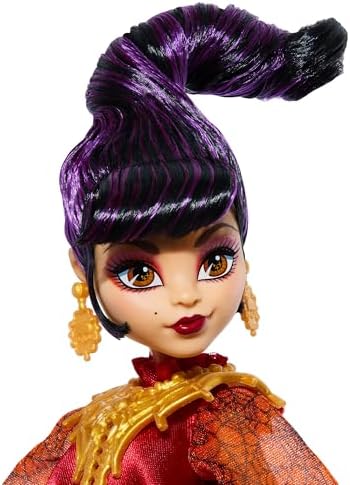 Monster High Skullector Hocus Pocus Dolls   Winifred  Mary  Sarah  and Binx Collectible Set with Articulated Figures  Witchy Dresses  Accessories  and Display Ready Packaging