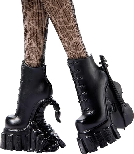 Monster High Wednesday Doll and Accessories  Wednesday Addams Collectible in Nevermore Academy Uniform with Thing and Backpack  Doll Stand