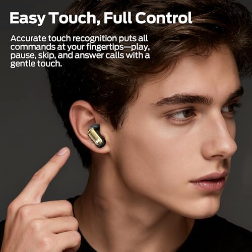 Monster N Lite 217 Wireless Earbuds  Immersive Stereo Sound  Bluetooth 6 0 in Ear Headphones  Built in Smart Noise Cancelling Mic for Clear Calls  Comfortable Fit  32H Playtime  IPX5 Waterproof  Black