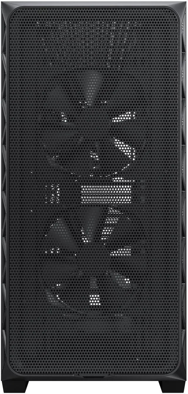 Montech AIR 903 BASE  E ATX Mid Tower Case  High Airflow with Max Capacity  3x 140mm PWM Fans Pre installed  Tempered Glass Side Panel  Mesh Front  TYPE C  Support 4090 GPUs  Black