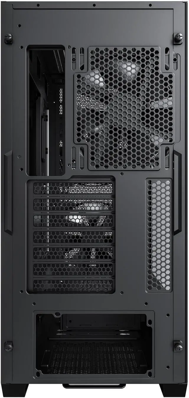 Montech AIR 903 BASE  E ATX Mid Tower Case  High Airflow with Max Capacity  3x 140mm PWM Fans Pre installed  Tempered Glass Side Panel  Mesh Front  TYPE C  Support 4090 GPUs  Black
