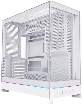 Montech HS Series ATX Mid Tower PC Case  Gaming PC  High Airflow  Reversible Layout  Sturdy Curved Tempered Glass Front Panel  5X ARGB PWM Fan Pre Installed  Sink in Design  HS01 PRO Black 