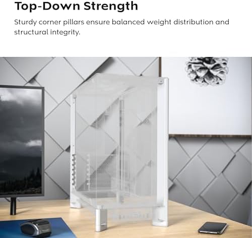 Montech HS Series ATX Mid Tower PC Case  Gaming PC  High Airflow  Reversible Layout  Sturdy Curved Tempered Glass Front Panel  5X ARGB PWM Fan Pre Installed  Sink in Design  HS01 PRO Black 