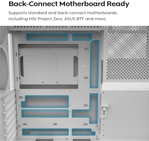 Montech HS Series ATX Mid Tower PC Case  Gaming PC  High Airflow  Reversible Layout  Sturdy Curved Tempered Glass Front Panel  5X ARGB PWM Fan Pre Installed  Sink in Design  HS01 PRO Black 