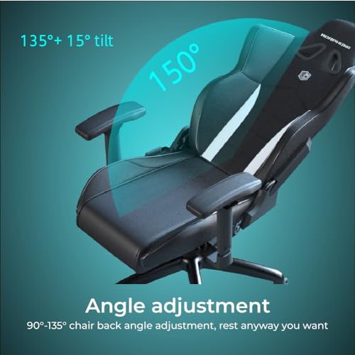 Morphling Heavy Duty Gaming Chair for Adults and 300LBS Reinforced Base Thickened Seat Cushion  Adjustable Armrest  Enlarge and Widen Ergonomic Office Computer Chair  C L20B