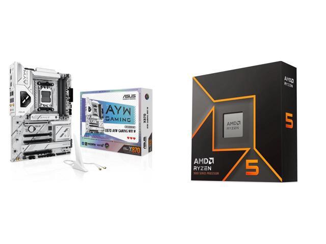 Motherboard CPU Combo    ASUS X870 AYW GAMING WIFI W Bundle with AMD 9600X