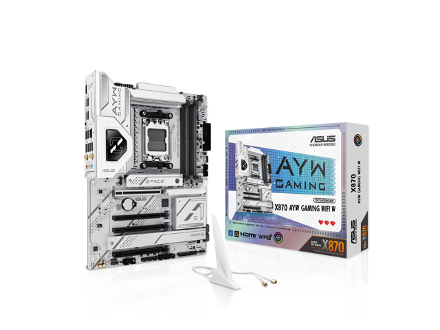 Motherboard CPU Combo    ASUS X870 AYW GAMING WIFI W Bundle with AMD 9600X